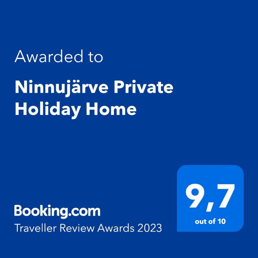 Ninnujaerve Private Holiday Home Nasva Exterior photo